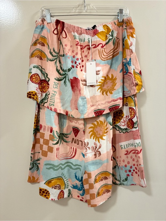 Petal & Pup Pants - Petal & Pup Pink Multicolor Fruit-Print Girls' Romper